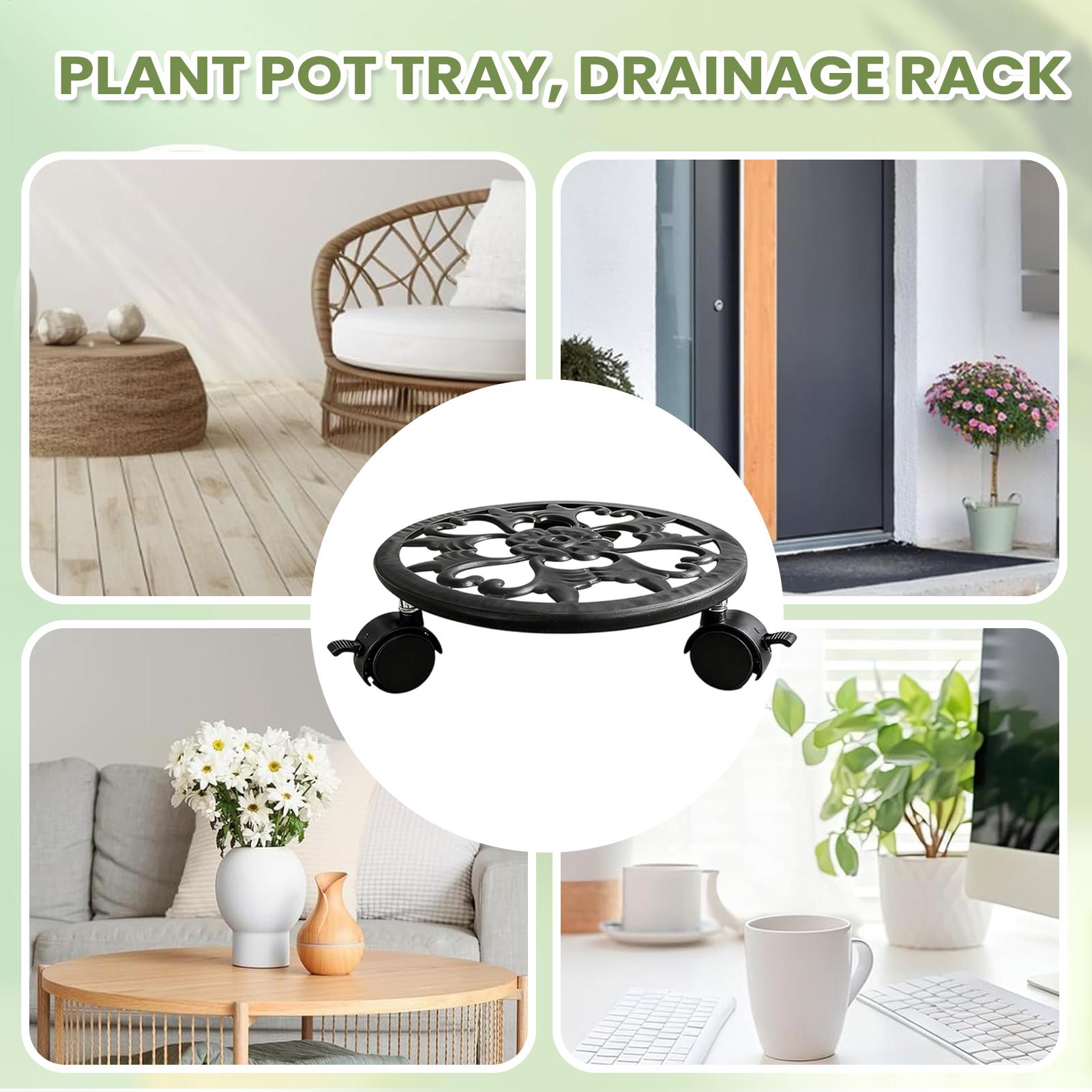 Plant Stand with Wheels Heavy  - Heavy Equipment Tires 评论和价格