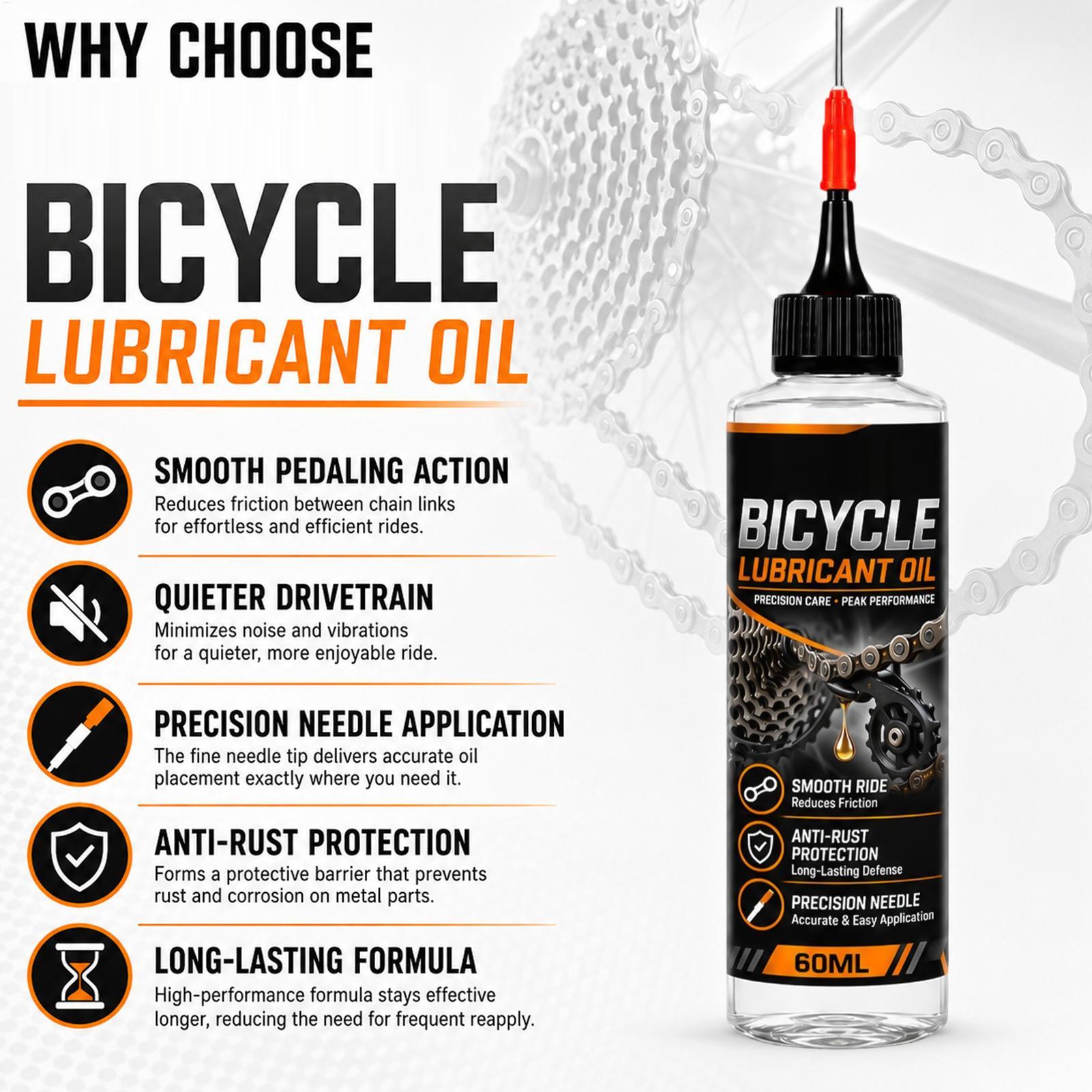 Bike Chain Lube 60ml Bicycle M - Grease For Heavy Equipment 评论和价格