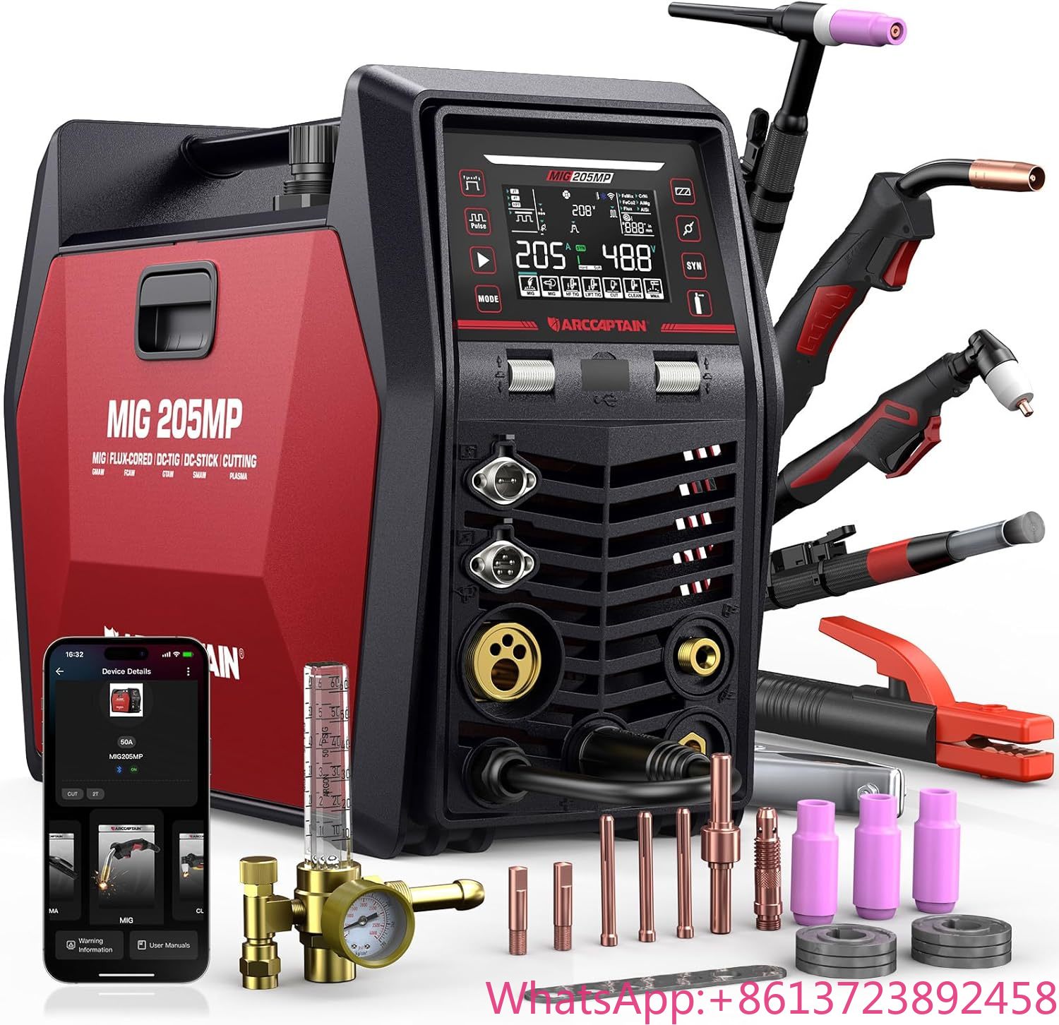 ARCCAPTAIN MIG205MP Multiproce - Portable Welding Generator 评论和价格