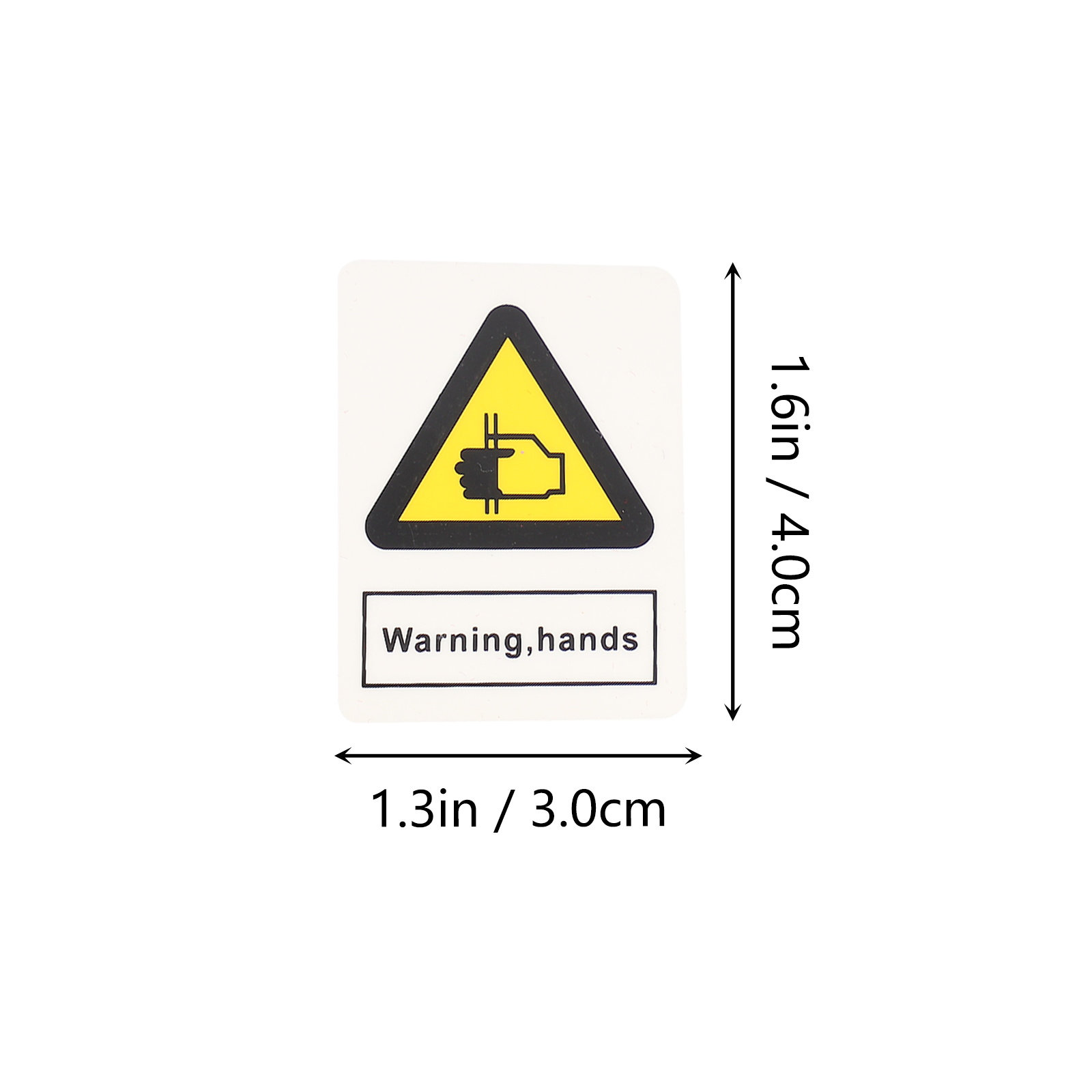 10Pcs Warning Hands Pinching S - Heavy Equipment Sign 评论和价格