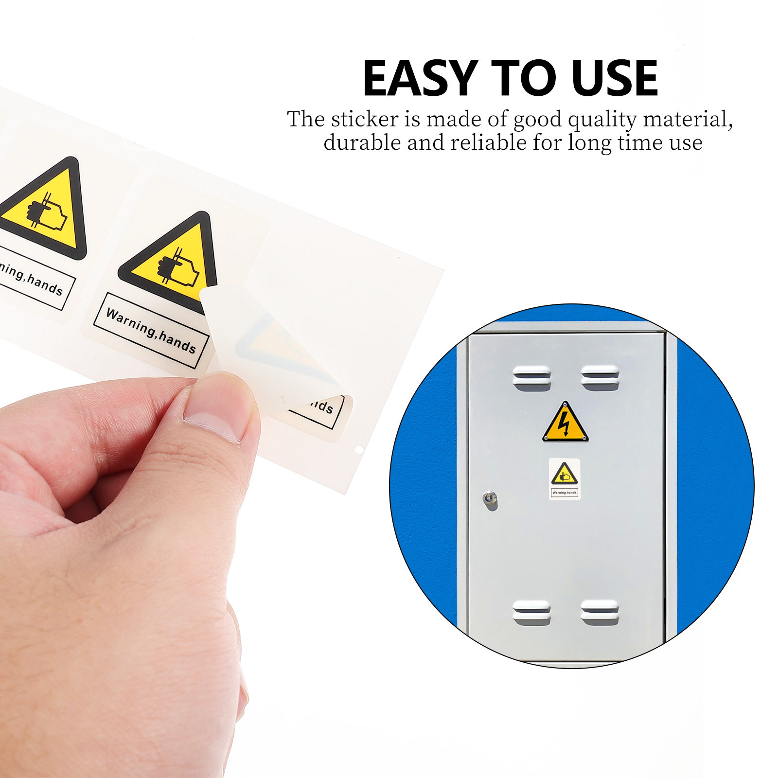 10Pcs Warning Hands Pinching S - Heavy Equipment Sign 评论和价格