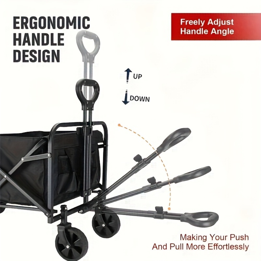 Heavy Duty Foldable Garden Car - Heavy Equipment Tires 评论和价格