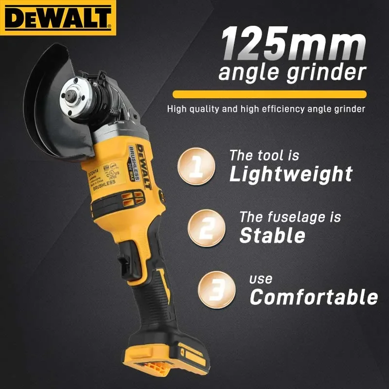 DEWALT DCG414 Brushless Cordle - Heavy Equipment Grinder 评论和价格