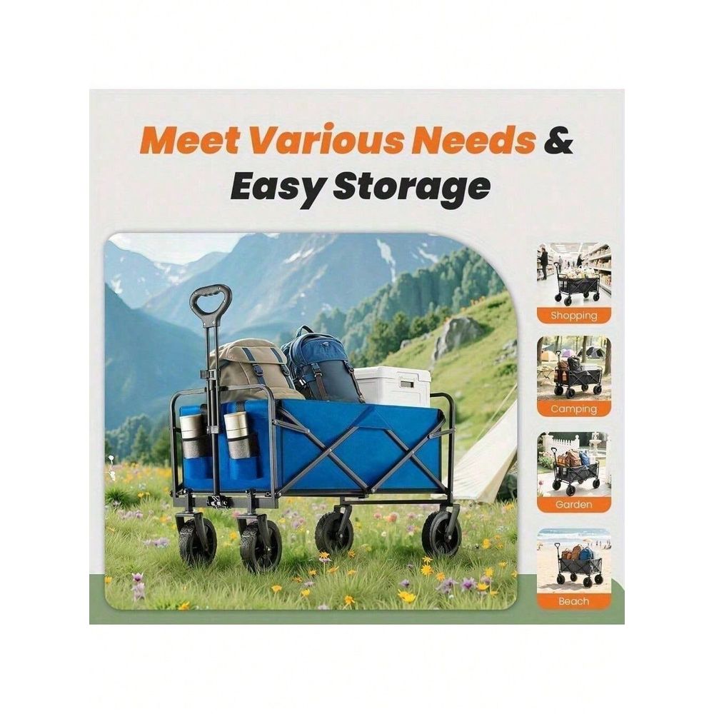 Heavy Duty Folding Utility Wag - Heavy Equipment Tires 评论和价格