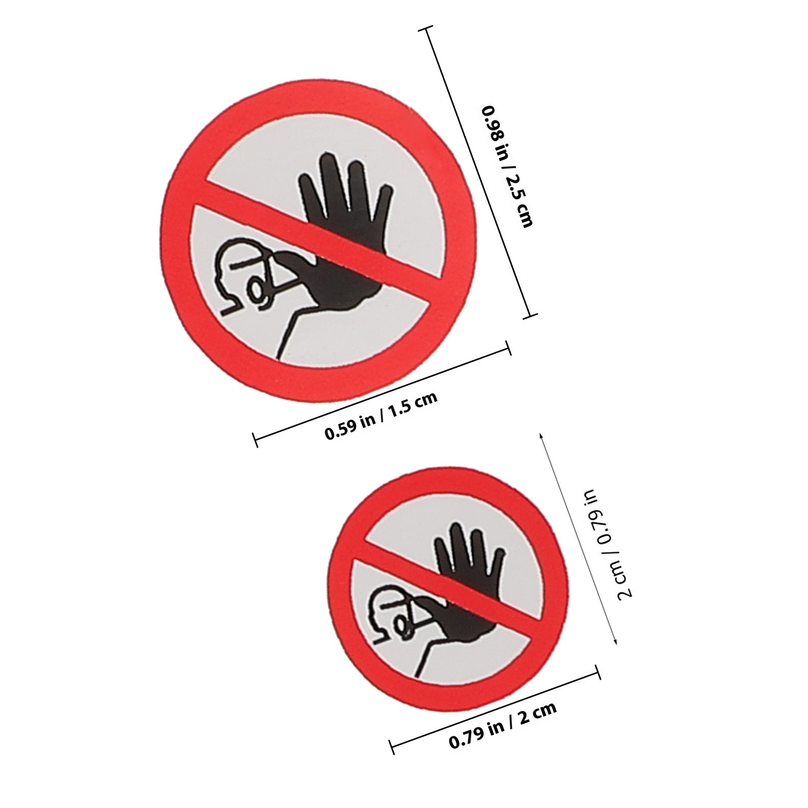 20Pcs No Entrance Warning Labe - Heavy Equipment Sign 评论和价格